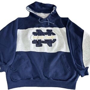 Vintage Notre Dame Fighting Irish Hoodie Crable Sportswear Hoodie Sweatshirt
